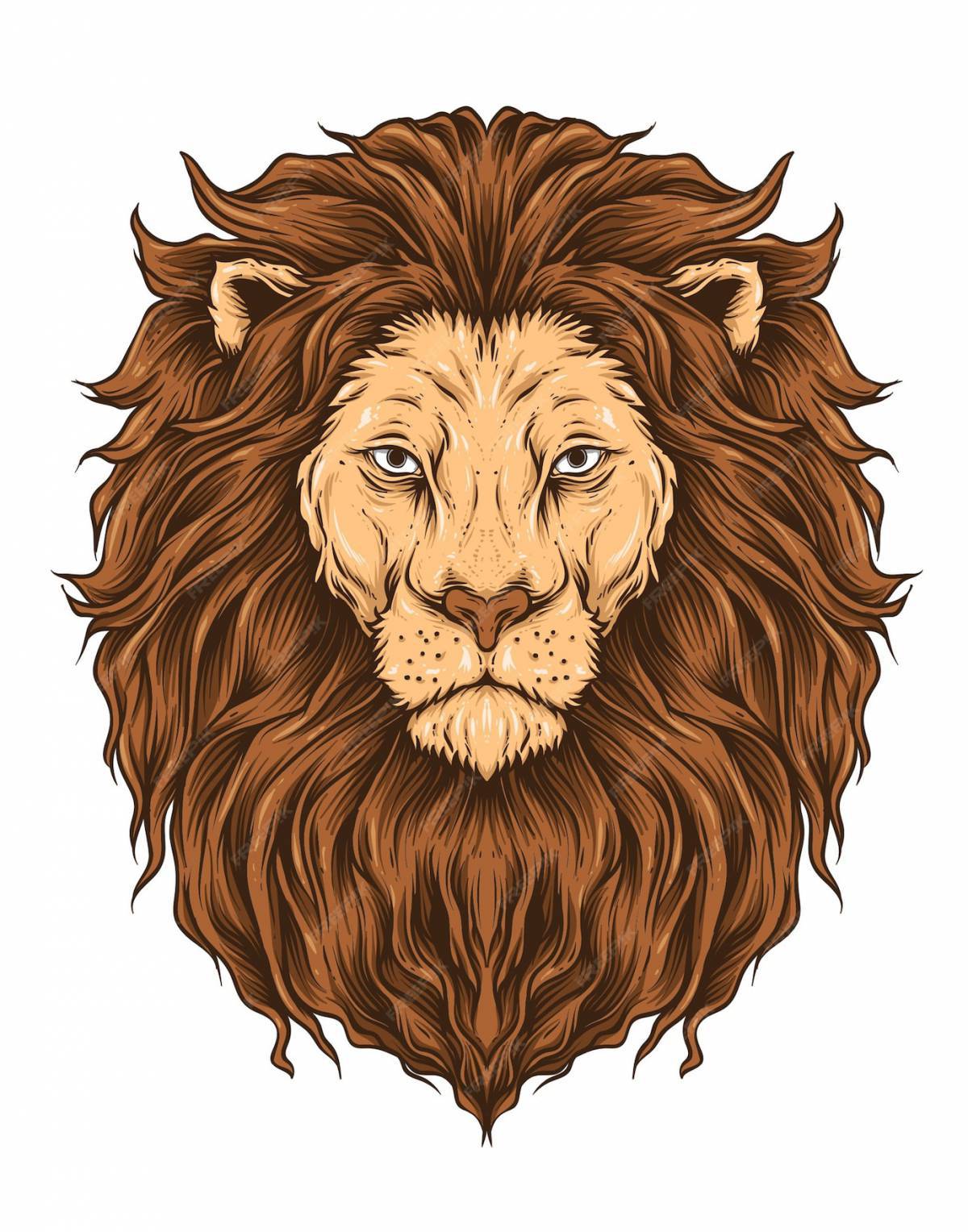 Голова льва #14