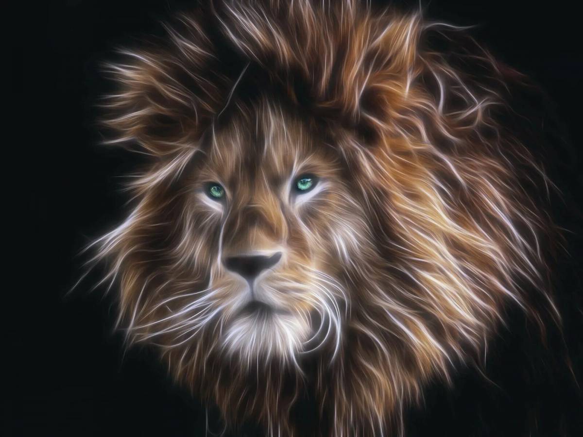 Голова льва #36