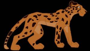 Раскраска гепард для детей #33 #248104