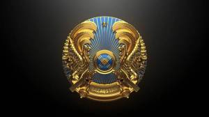 Раскраска герб казахстана #7 #248362