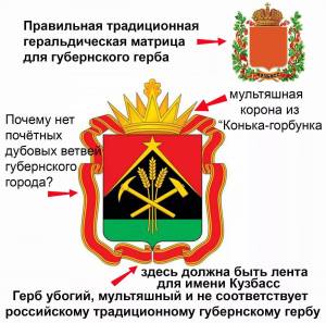 Раскраска герб кемеровской области #35 #248428