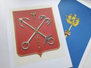 Раскраска герб санкт петербурга #31 #248710