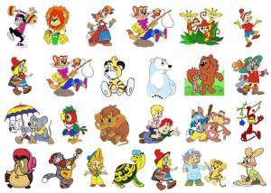 Раскраска герои мультфильмов для детей 6 7 лет #23 #249145