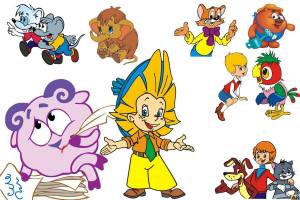 Раскраска герои мультфильмов для детей 6 7 лет #35 #249157