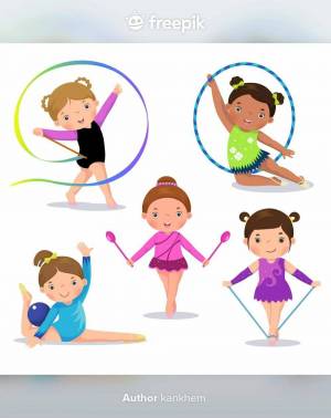 Раскраска гимнастика для детей #4 #250103