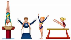 Раскраска гимнастика для детей #26 #250125