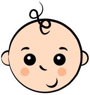 Раскраска голова для детей #15 #251488