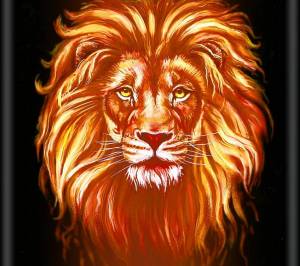 Раскраска голова льва #17 #251669