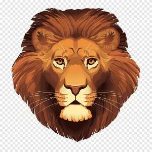 Раскраска голова льва #23 #251675