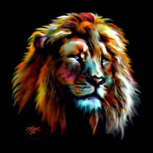 Раскраска голова льва #27 #251679