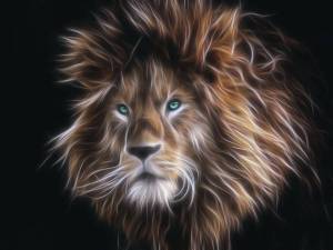 Раскраска голова льва #36 #251688