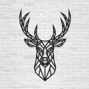 Раскраска голова оленя #2 #251691