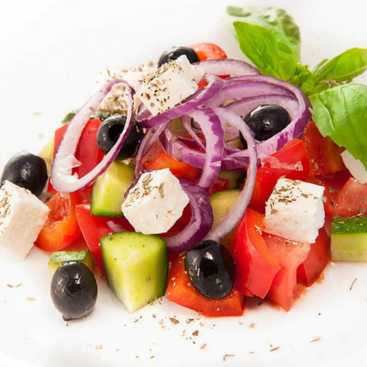 Греческий салат #8