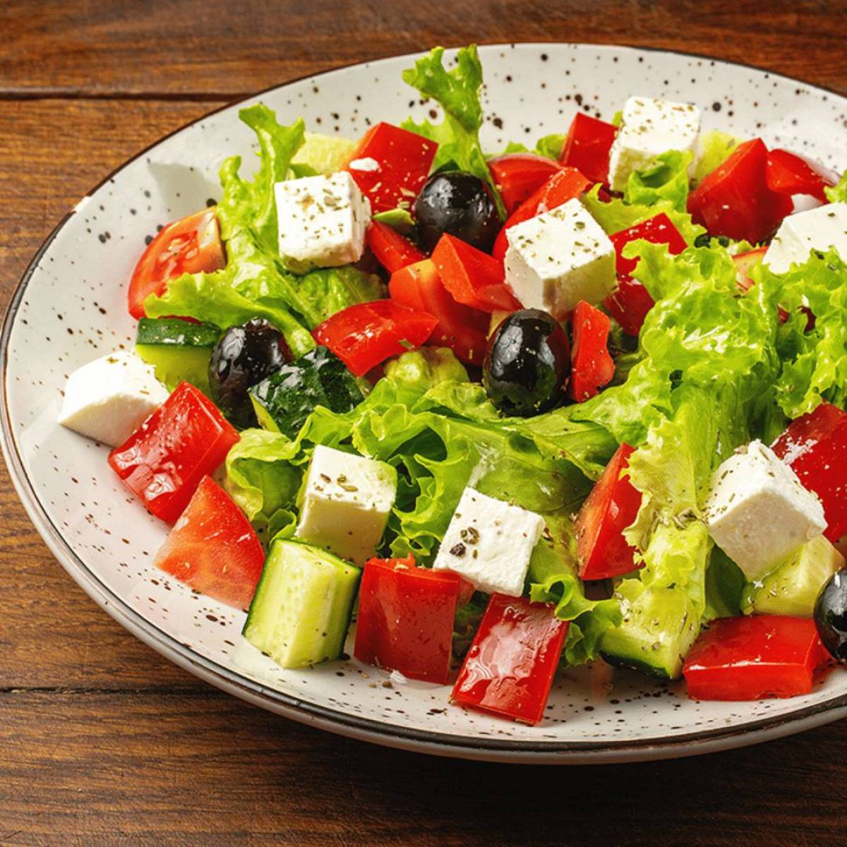 Греческий салат #9