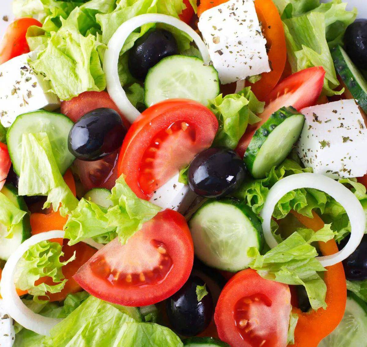 Греческий салат #19