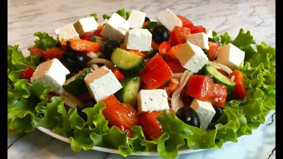 Греческий салат #24