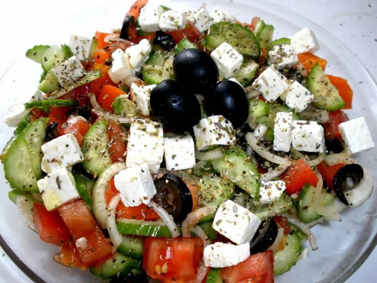 Греческий салат #25
