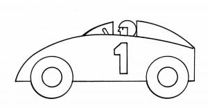 Раскраска гоночная машина для детей 6 7 лет #4 #252264