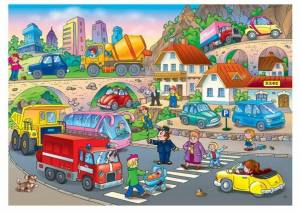 Раскраска город для детей 3 4 лет #12 #252949