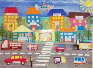 Раскраска город для детей 6 7 лет #3 #252978