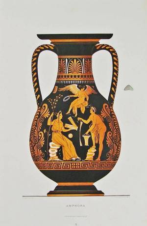 Раскраска греческая ваза #11 #255077