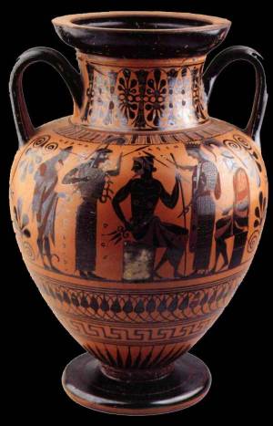 Раскраска греческая ваза #34 #255100