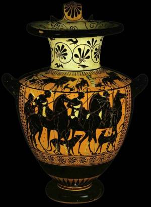 Раскраска греческая ваза #35 #255101