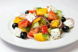 Раскраска греческий салат #2 #255106