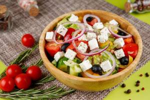 Раскраска греческий салат #6 #255110