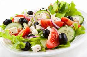 Раскраска греческий салат #10 #255114