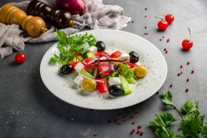 Раскраска греческий салат #13 #255117