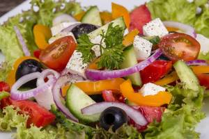 Раскраска греческий салат #28 #255132
