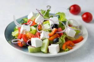 Раскраска греческий салат #29 #255133
