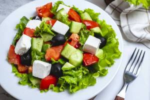 Раскраска греческий салат #30 #255134