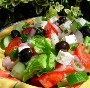 Раскраска греческий салат #33 #255137