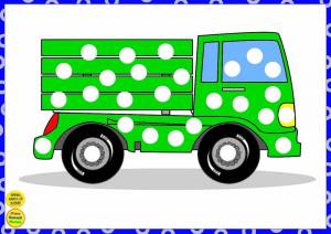 Раскраска грузовик для детей 4 5 лет #18 #255859