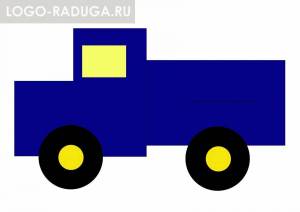Раскраска грузовик для детей 4 5 лет #28 #255869