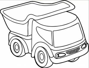 Раскраска грузовик для детей 4 5 лет #38 #255879