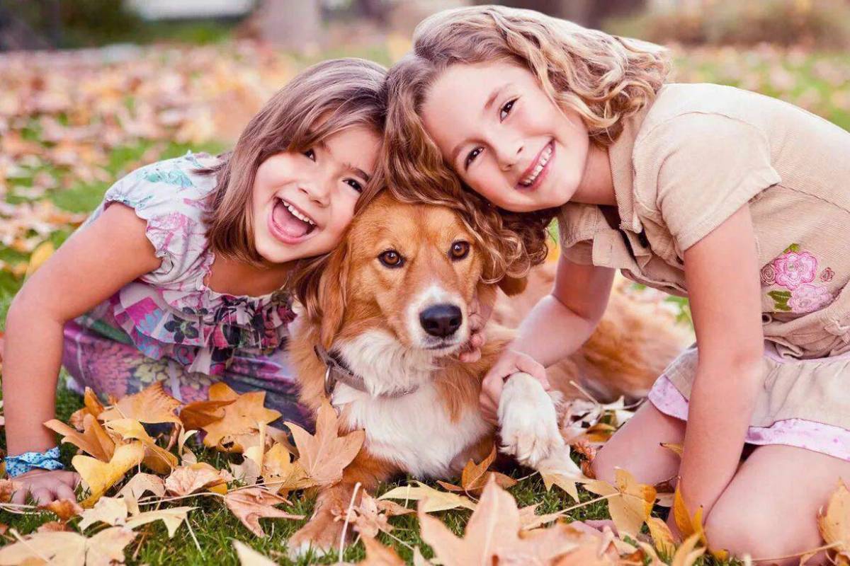 Девочка живет с собаками. Две девочки и собака. Собака для детей. Девочка с собакой. Картина две девочки и собака.