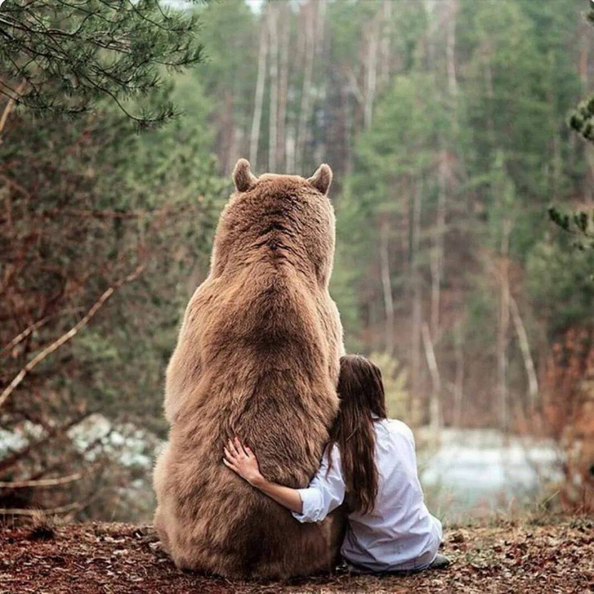 Девочка с медведем #21