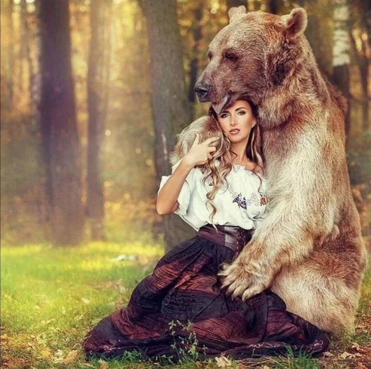 Девочка с медведем #28