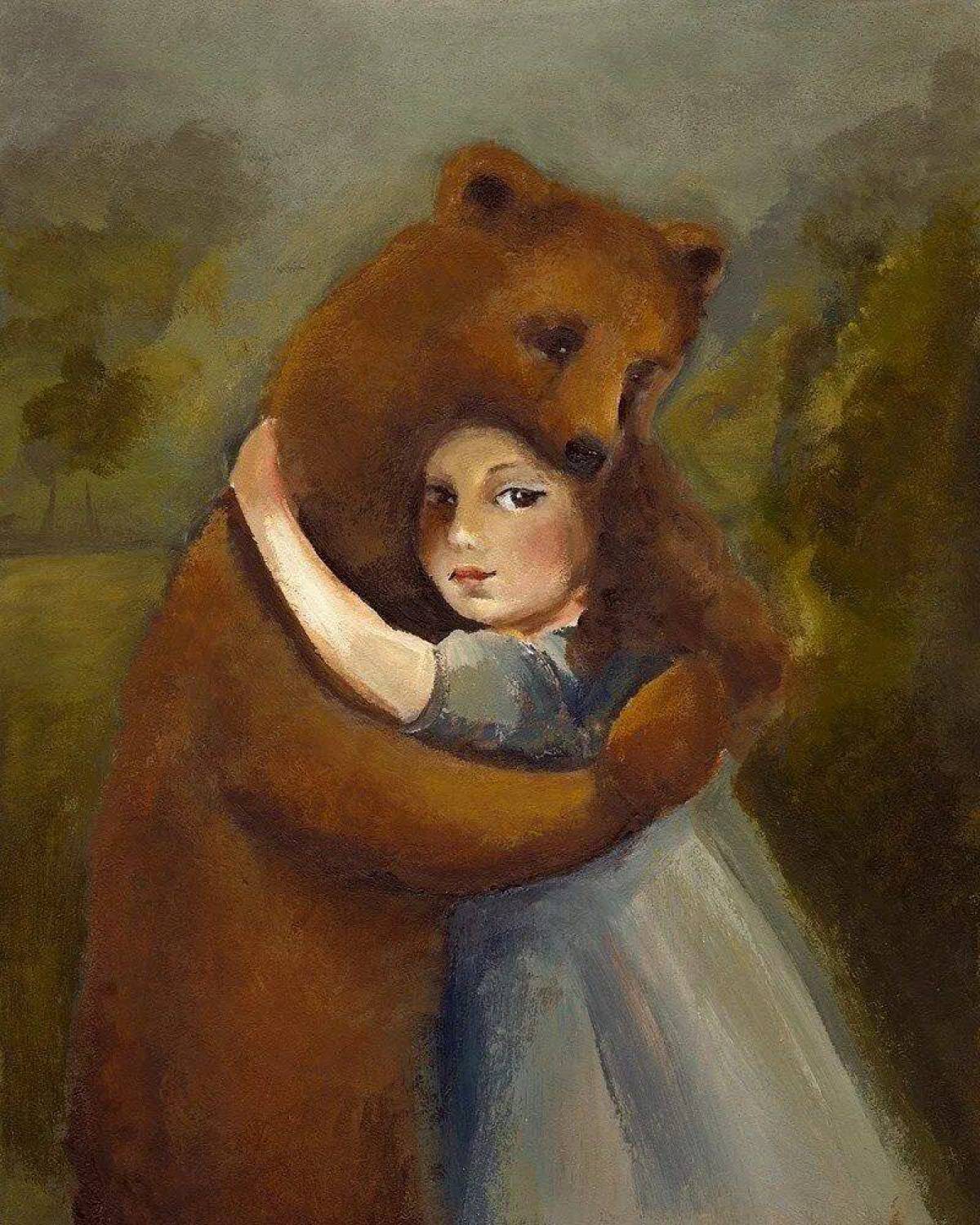 Девочка с медведем #32