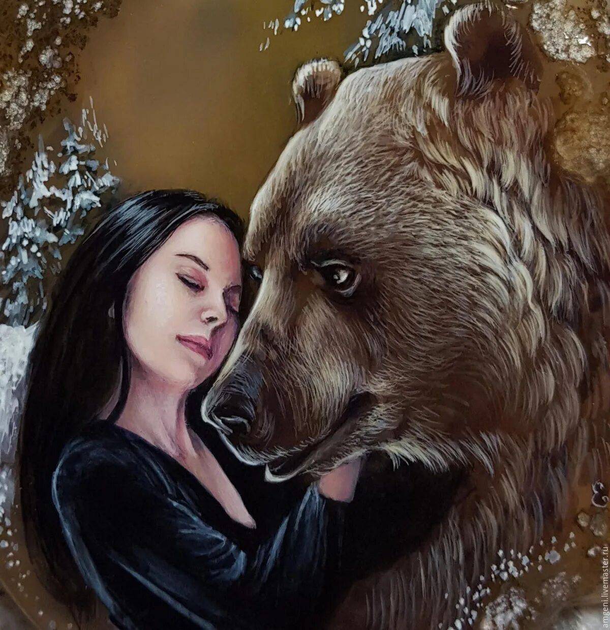 Девочка с медведем #35