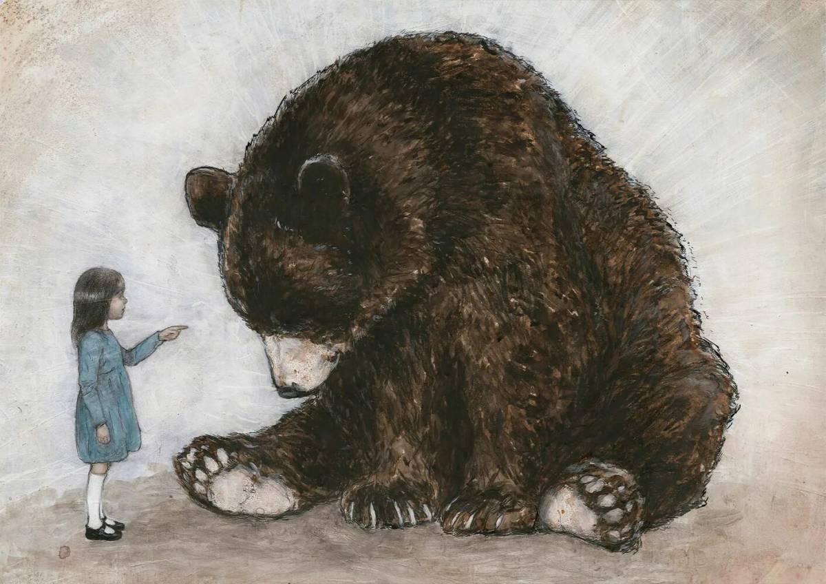 Девочка с медведем #37