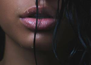 Раскраска губы девушки #1 #256784