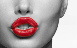 Раскраска губы девушки #3 #256786