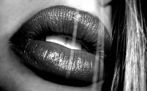 Раскраска губы девушки #8 #256791
