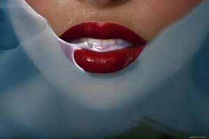 Раскраска губы девушки #36 #256819