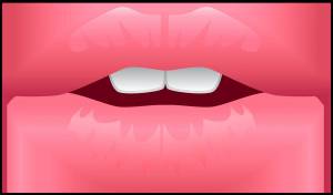 Раскраска губы для детей #2 #256824