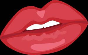 Раскраска губы для детей #9 #256831